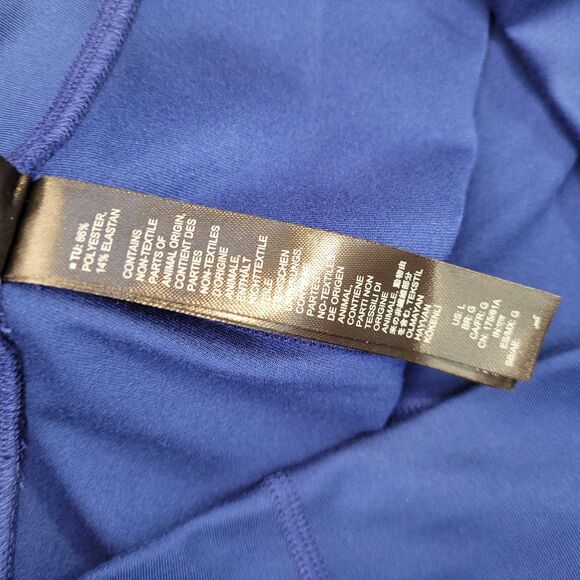 Core 10 Women All Day Comfort High-Waist Side Pocket Capri Yoga Legging Blue L - Picture 6 of 11